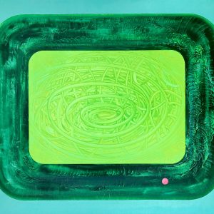 Green scribble portal
